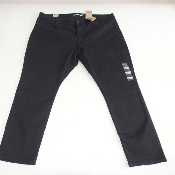 Levi's Women's 311 Shaping Skinny Jeans Size 22W Short NWT Black Mid Rise Denim - Picture 1 of 10